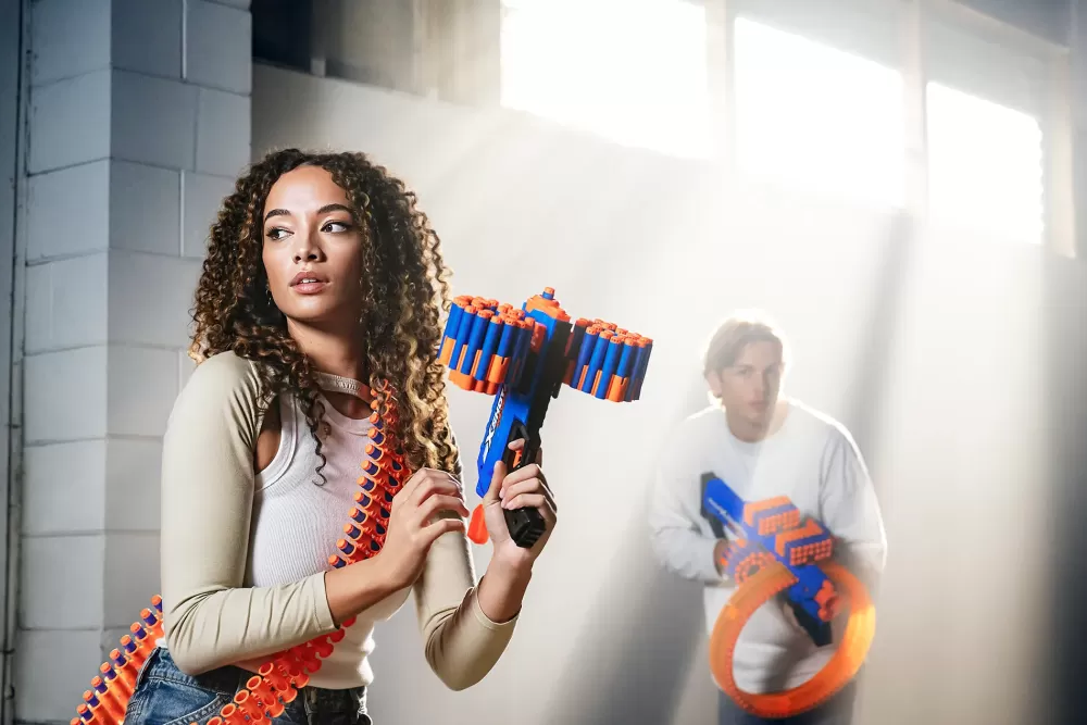 Store Confezione Combo Di Pistole Xshot Insanity Double Manic (48 Dardi) Giochi Di Abilita E Sport