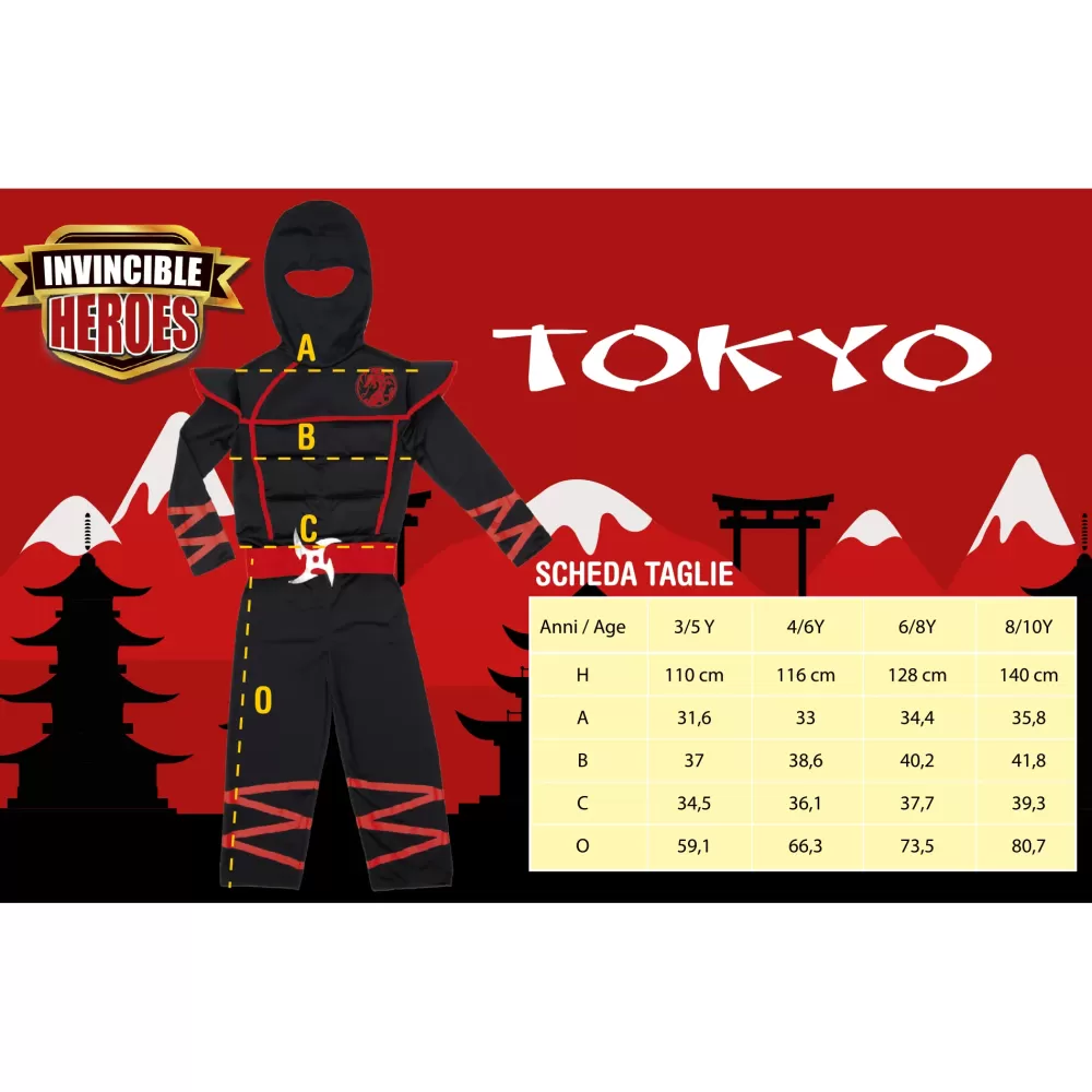 Flash Sale Costume Ninja Disponibile In Diverse Taglie Travestimenti