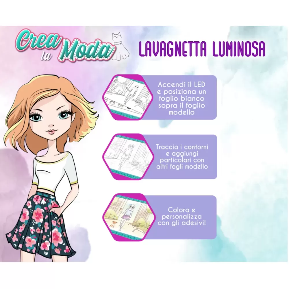 Cheap Creations Crea La Moda Lavagnetta Luminosa Con Accessori Moda, Gioielli, Decorazioni, Cosmetici