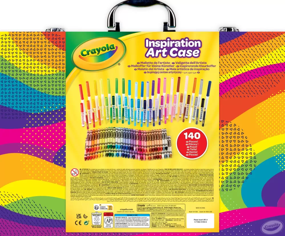 Store Valigetta Colori Arcobaleno Kit Creativo Con 140 Pezzi Assortiti, Eta Consigliata: 5-10 Anni Kit Artistici E Pittura