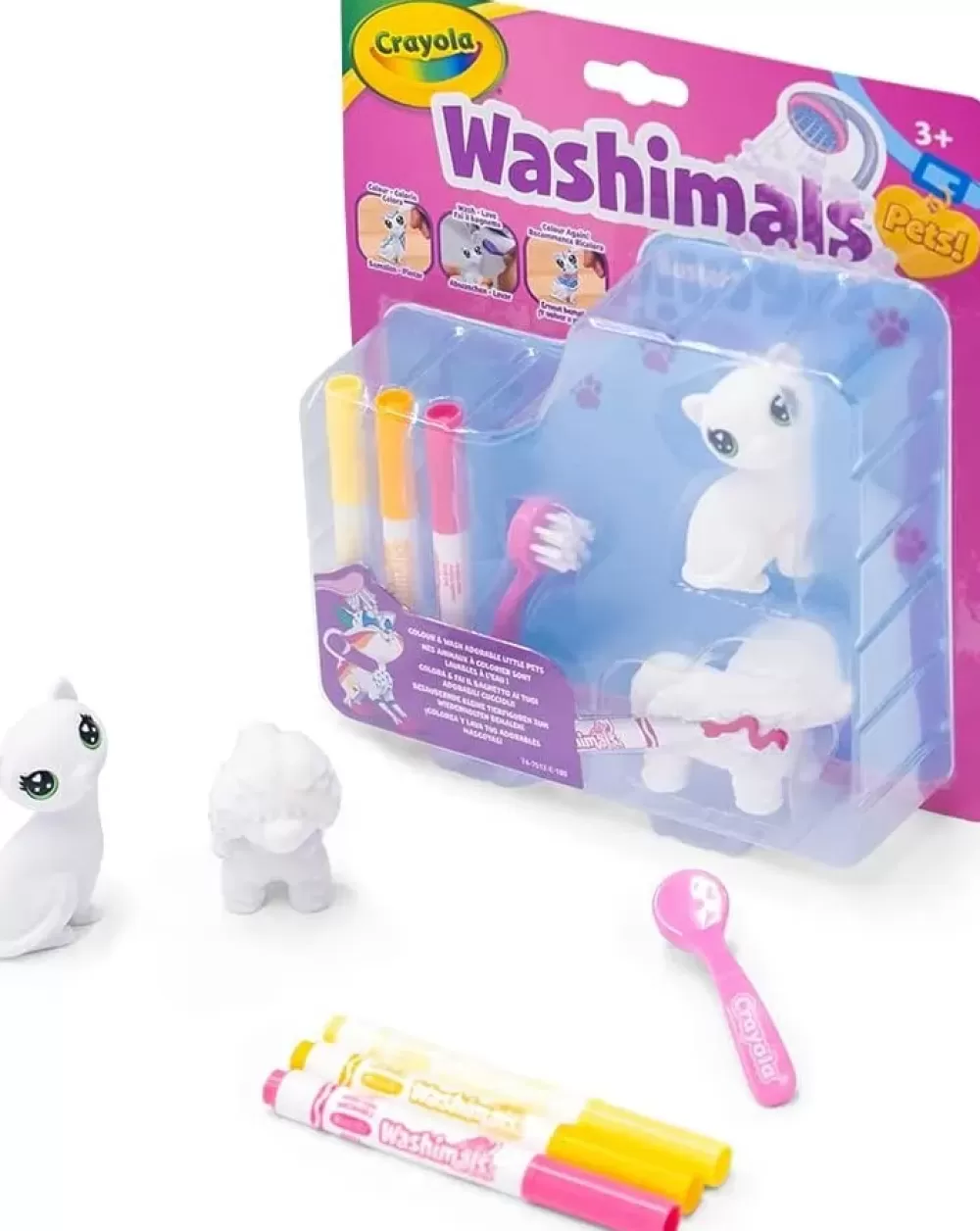 Hot Washimals Cane E Gatto, Set Ricarica , Gioco E Regalo Per Bambini, Da 3 Anni, 74-7512 Cancelleria E Accessori