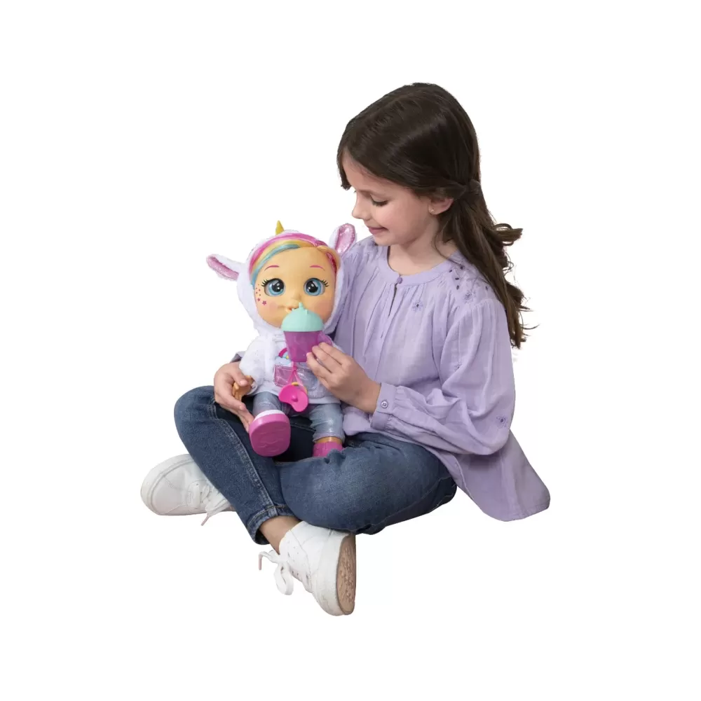 Outlet First Emotions Dreamy Bambola Interattiva Con Circa 70 Espressioni Realistiche: Piange, Mangia, Dorme, Ride Come Un Bebe Vero; Ha 4 Accessori E Indossa Vestitini Veri Bambolotti