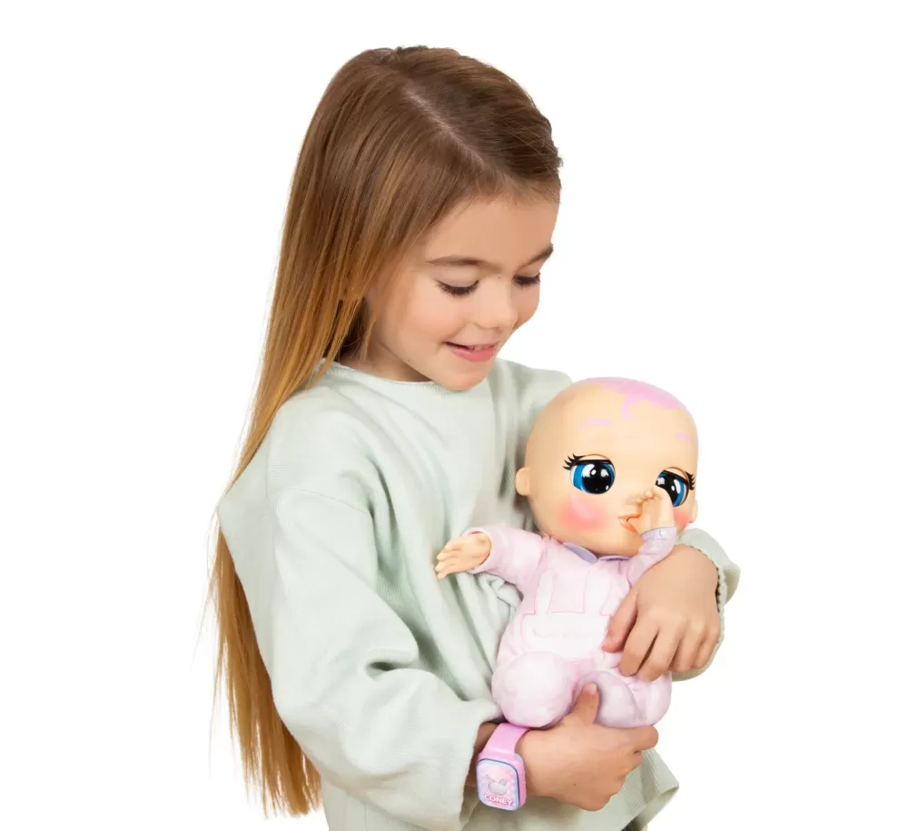 Hot Newborn Coney, Bambola Interattiva Di Una Vera Neonata, Mangia, Piange E Si Calma E Ride Solo Con Te, Grazie Al Braccialetto Elettronico Bambolotti