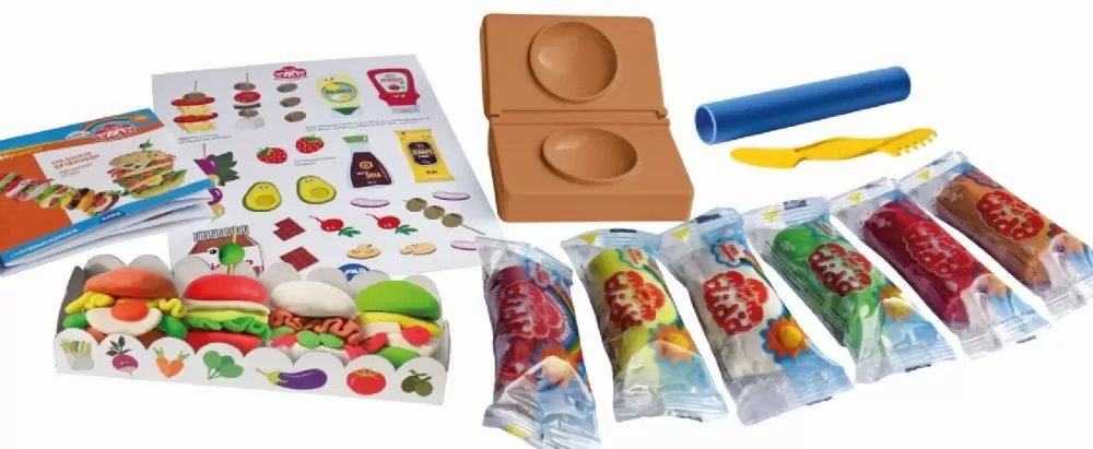 Best Sale Giocacrea Le Mie Ricette Panini Set Creativo Con Pasta Per Giocare Plastilina E Pasta Modellabile
