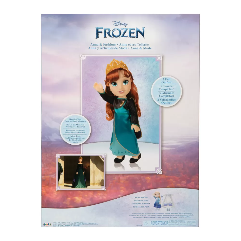 Clearance Disney Frozen Bambola Da 38 Cm Di Anna Con Accessori Bambolotti