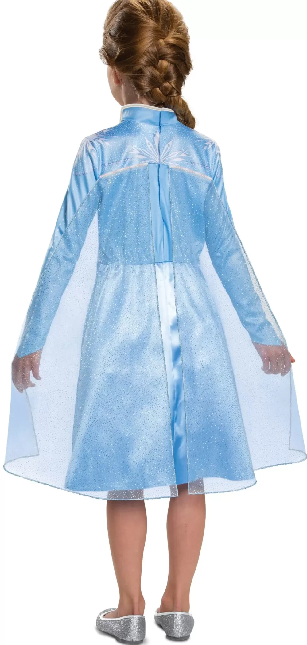 Outlet Disney Frozen Dress Up, Costume Di Elsa Travel Classic Travestimenti