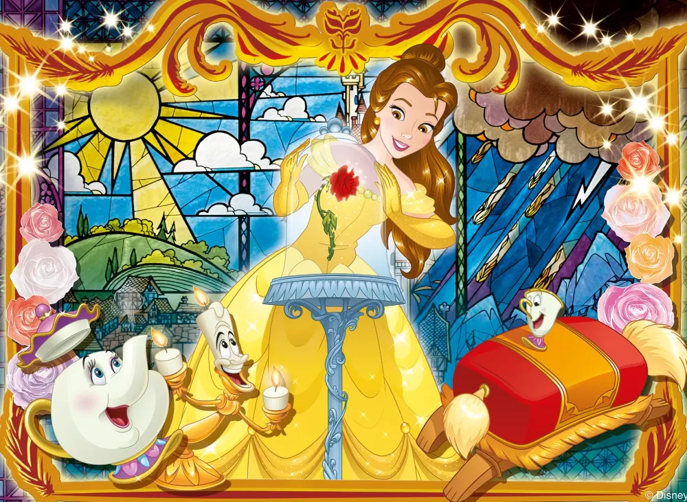 Clearance Disney Puzzle Df Maxi Floor 108 Bella E La Bestia Puzzle Per Bambini