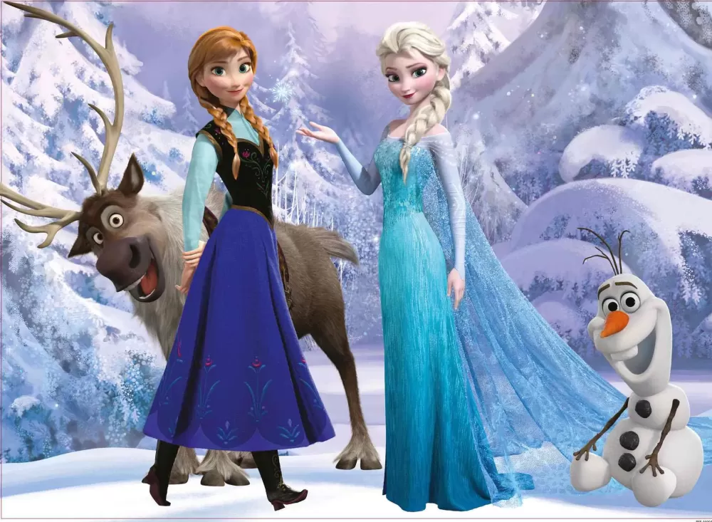 Shop Disney Puzzle Df Maxi Floor 108 Frozen Elsa And Anna Puzzle Per Bambini