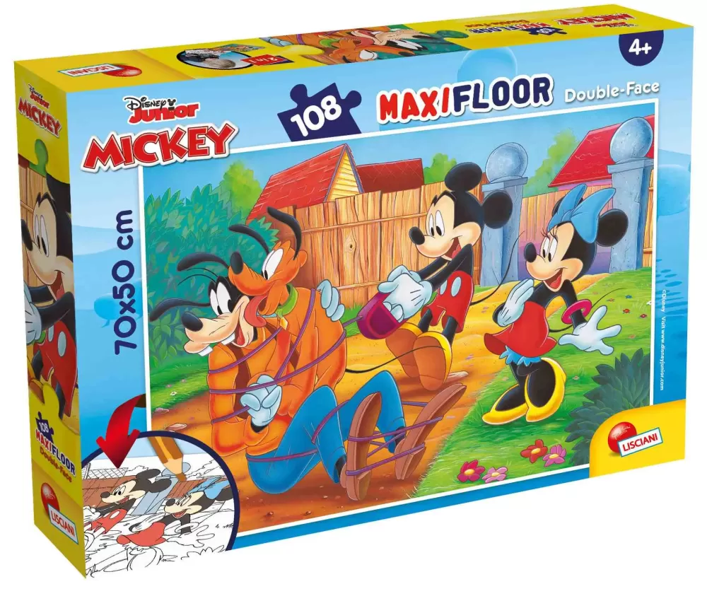 Flash Sale Disney Puzzle Df Maxi Floor 108 Mickey My Friends Puzzle Per Bambini