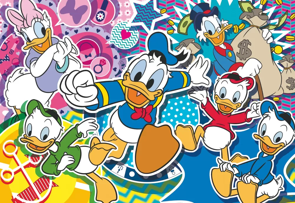 Outlet Disney Puzzle Df Maxi Floor 108 Paperino Puzzle Per Bambini