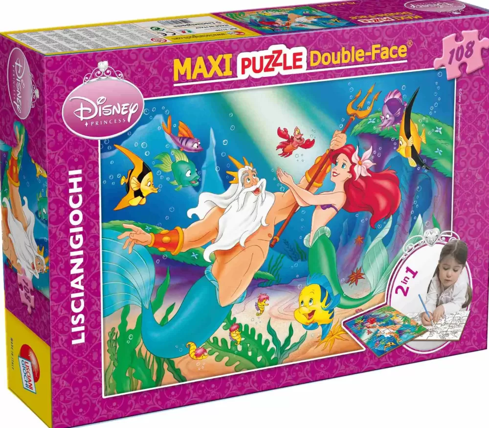 Store Disney Puzzle Df Maxi Floor 108 The Little Mermaid Puzzle Per Bambini