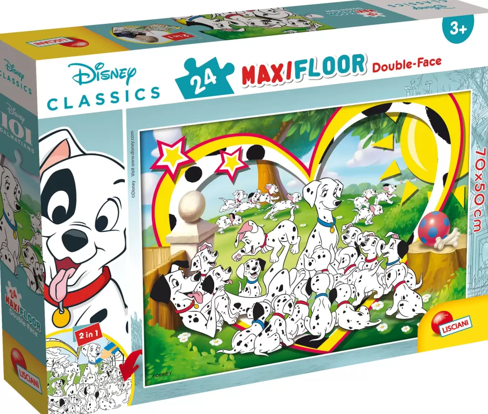 Flash Sale Disney Puzzle Df Maxi Floor 24 101 Dalmatians Puzzle Per Bambini