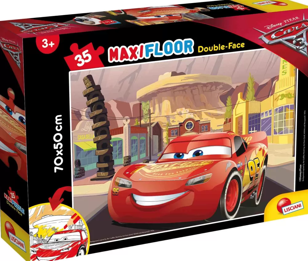 Hot Disney Puzzle Df Maxi Floor 35 Cars 3 Go! Go! Go! Puzzle Per Bambini