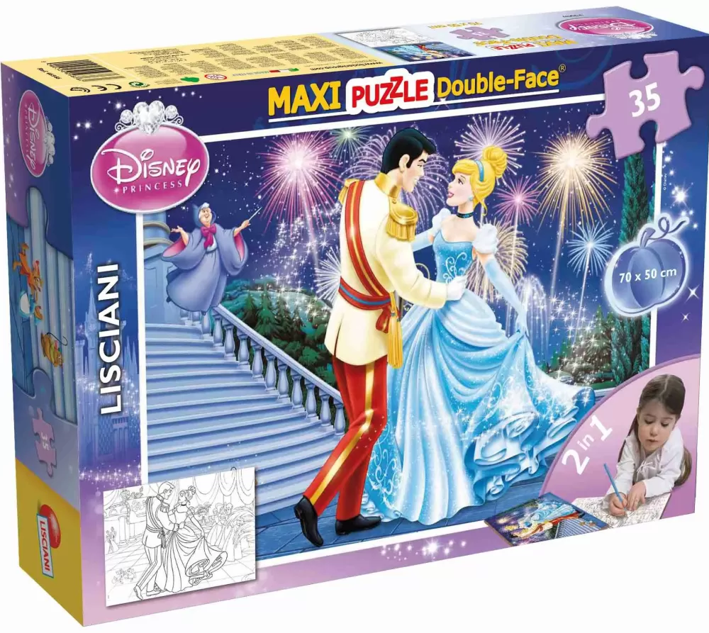 Sale Disney Puzzle Df Maxi Floor 35 Cinderella Puzzle Per Bambini