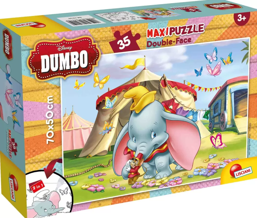 Hot Disney Puzzle Df Maxi Floor 35 Dumbo Puzzle Per Bambini