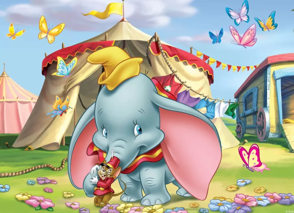 Hot Disney Puzzle Df Maxi Floor 35 Dumbo Puzzle Per Bambini