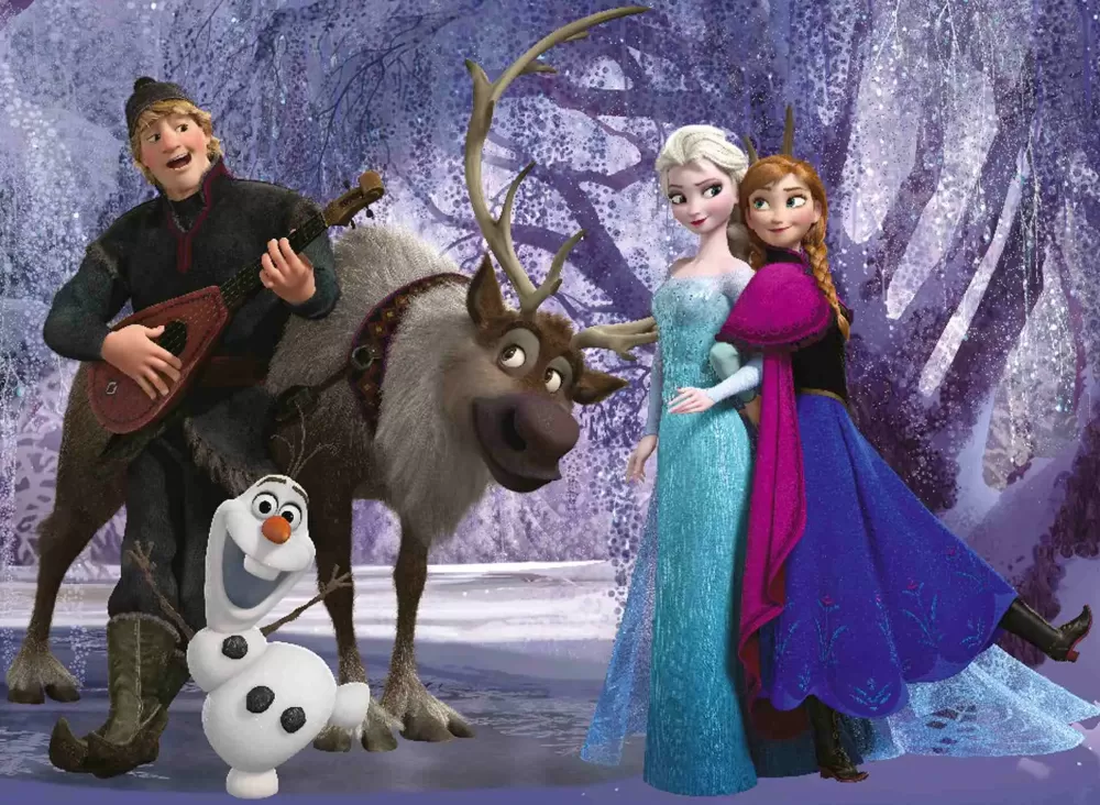 Discount Disney Puzzle Df Maxi Floor 60 Frozen Music And Fun Puzzle Per Bambini