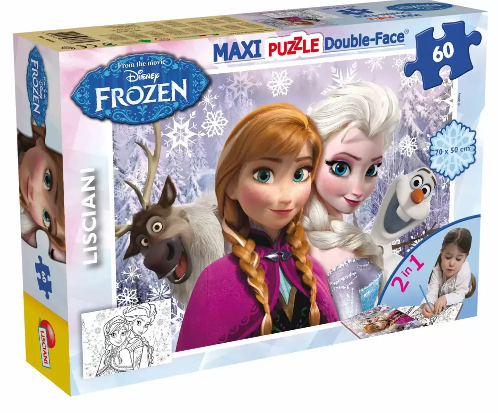 Sale Disney Puzzle Df Maxi Floor 60 Frozen Sisters Forever Puzzle Per Bambini