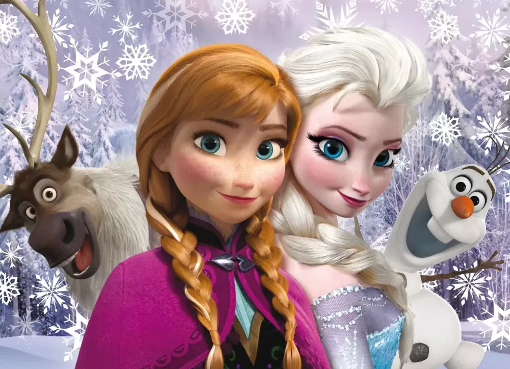 Sale Disney Puzzle Df Maxi Floor 60 Frozen Sisters Forever Puzzle Per Bambini