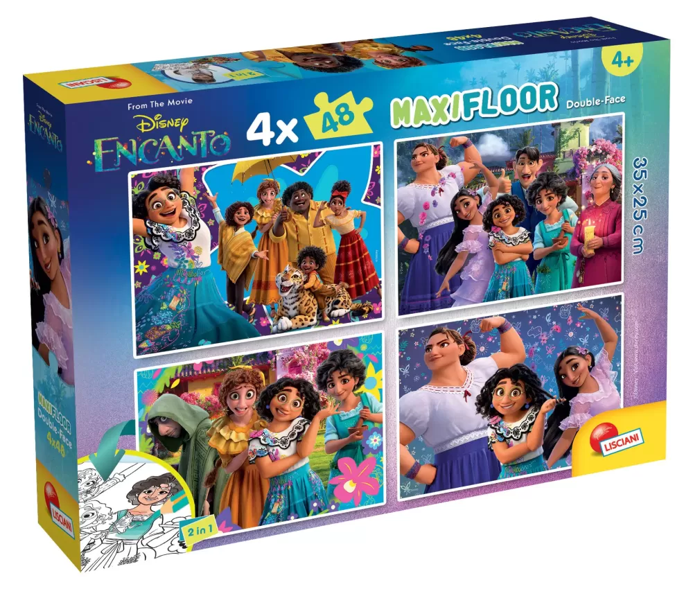 Shop Disney Puzzle Maxifloor 4 X 48 Encanto Puzzle Per Bambini