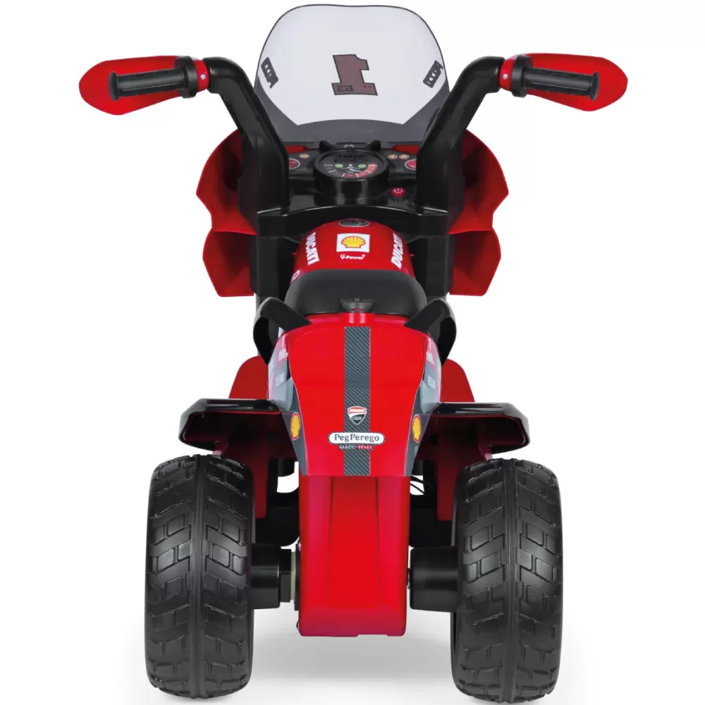 Discount Divertimento In Pole Position Con La Moto Elettrica Ducati Con Luci E Suoni Cavalcabili Elettrici