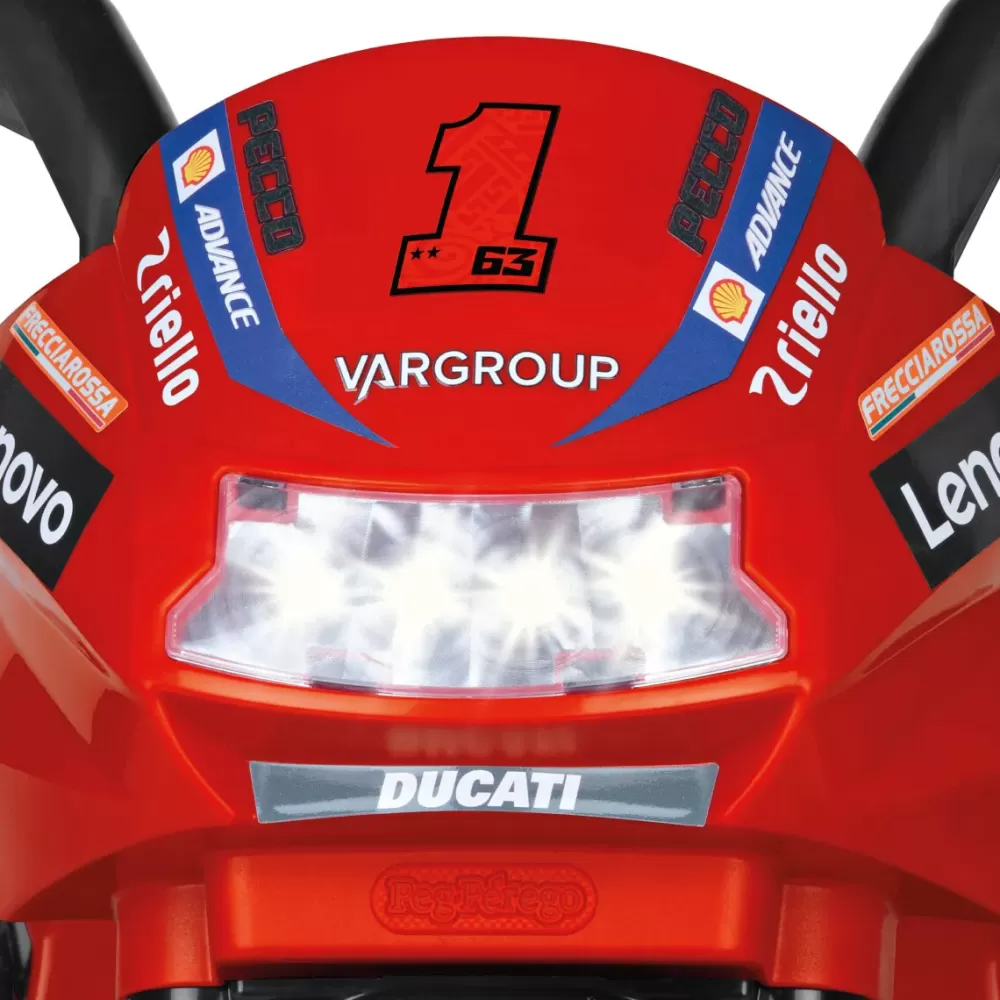 Clearance Ducati Mini Evo, Maxi Divertimento! La Moto Elettrica Per Bambini Con Luci E Suoni. Cavalcabili Elettrici