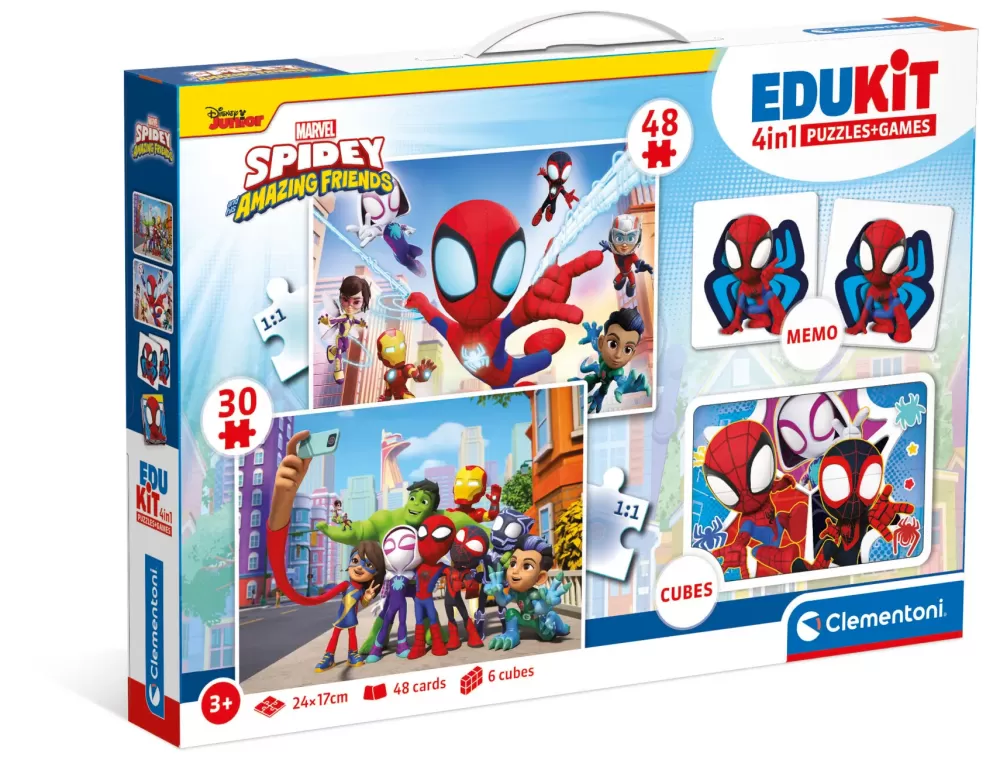 Store Edukit 4 In 1 Marvel Spidey And Friends Primi Apprendimenti