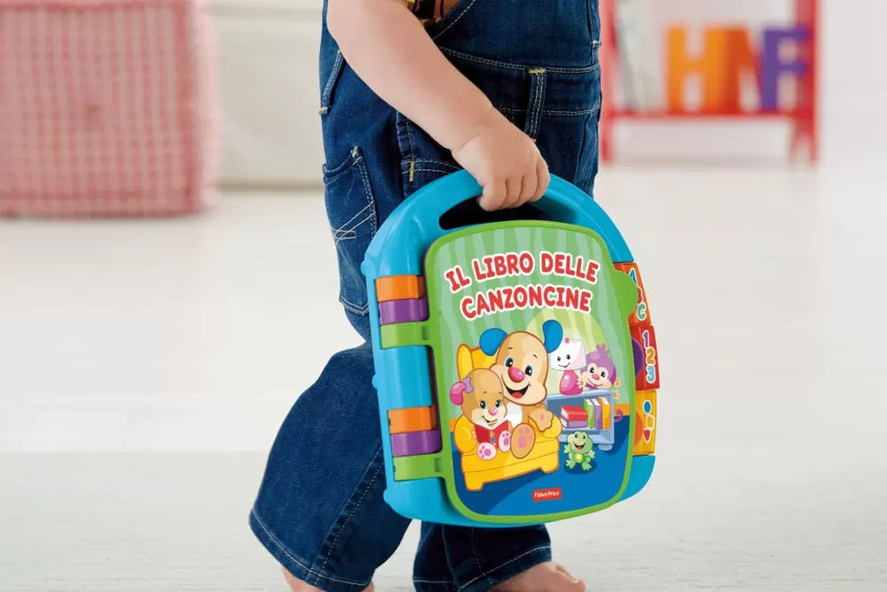 Best Fisher Price- Libro Delle Canzoncine Ridi E Impara, Imparare Parole, Lettere E Numeri, Bambini Dai 6 Mesi Giochi Musicali