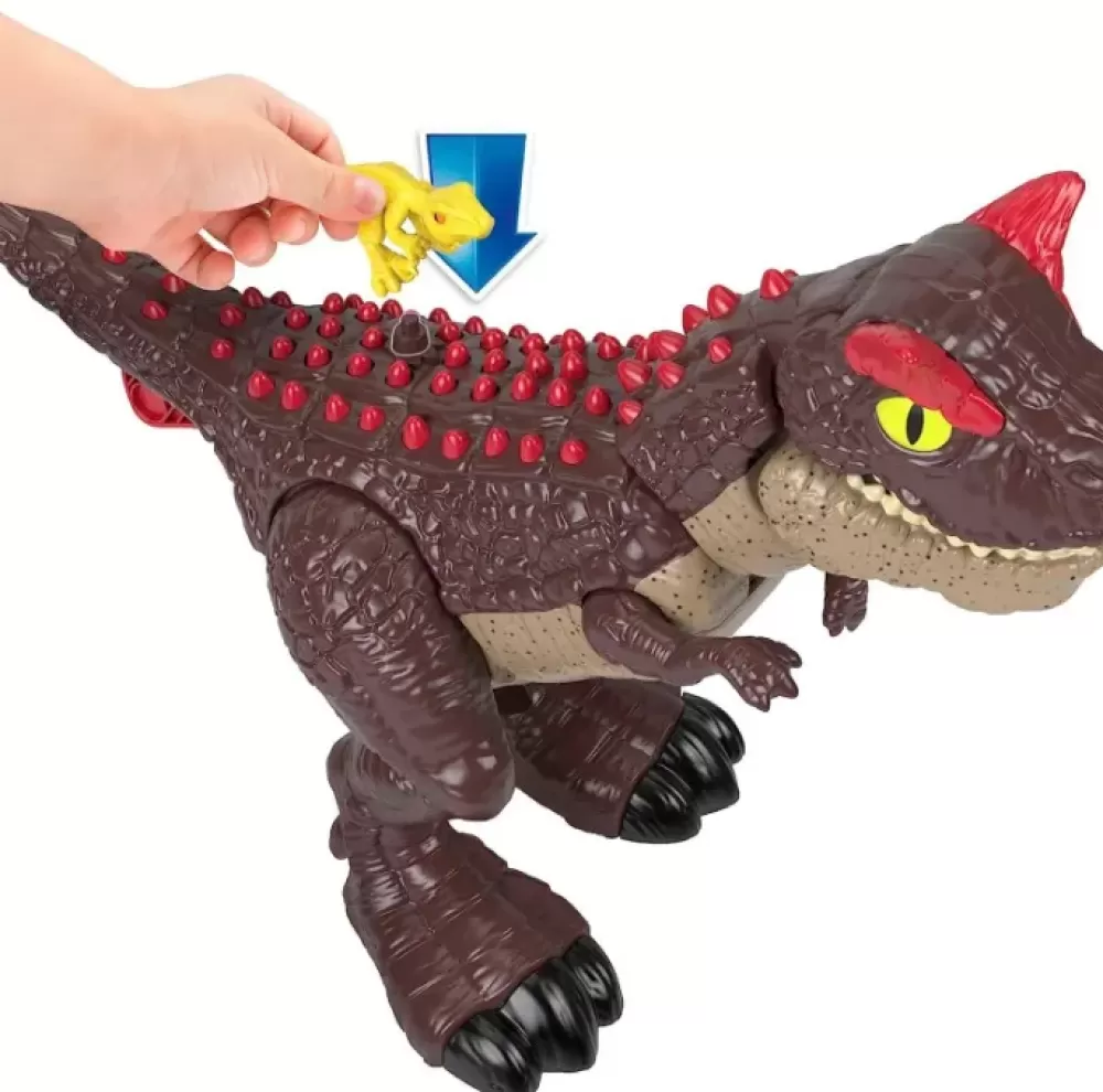 Best Sale Imaginext Jurassic World Carnotauro Con Mini Dinosauro Hml42 Mondi Immaginari