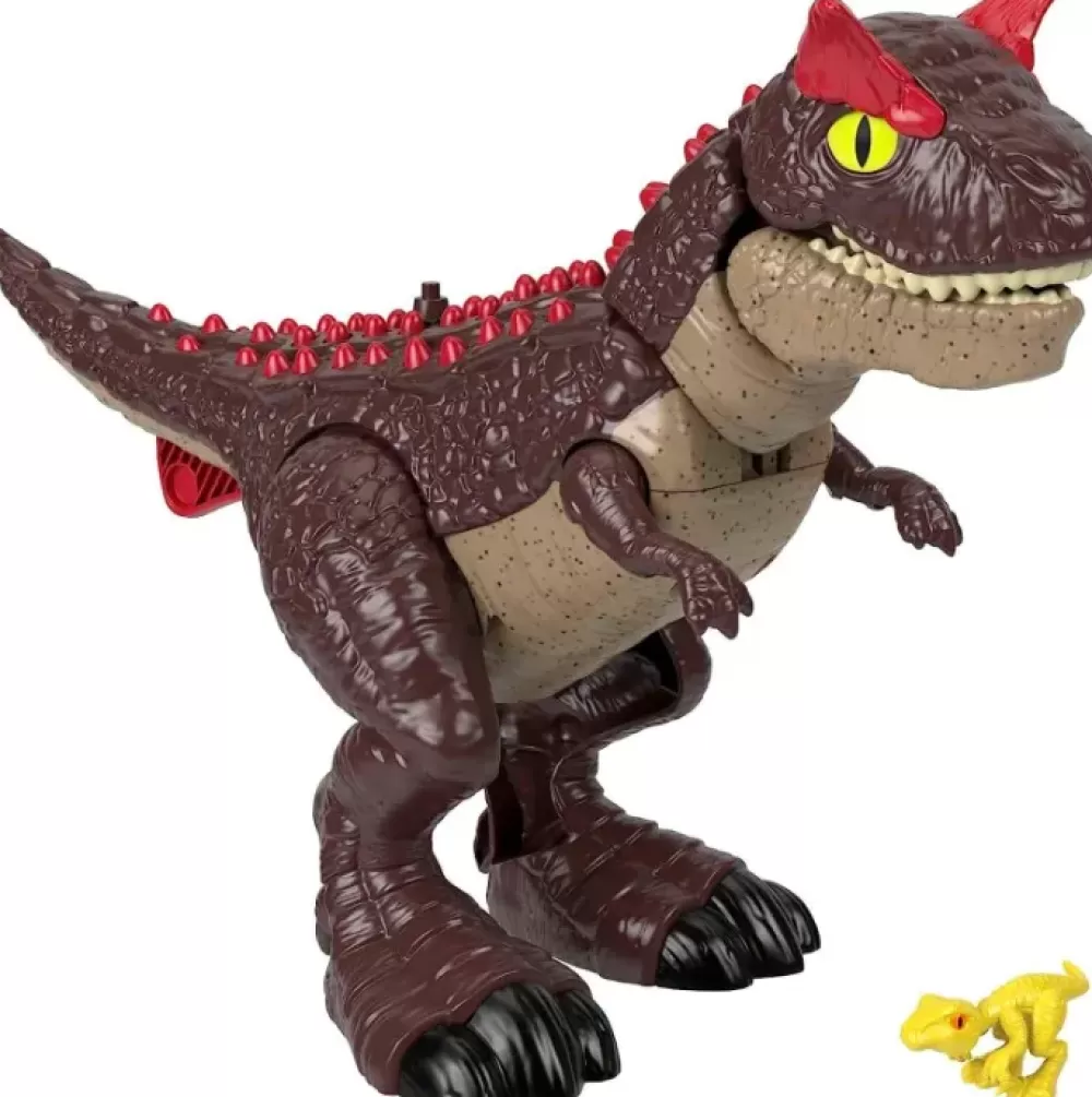 Best Sale Imaginext Jurassic World Carnotauro Con Mini Dinosauro Hml42 Mondi Immaginari
