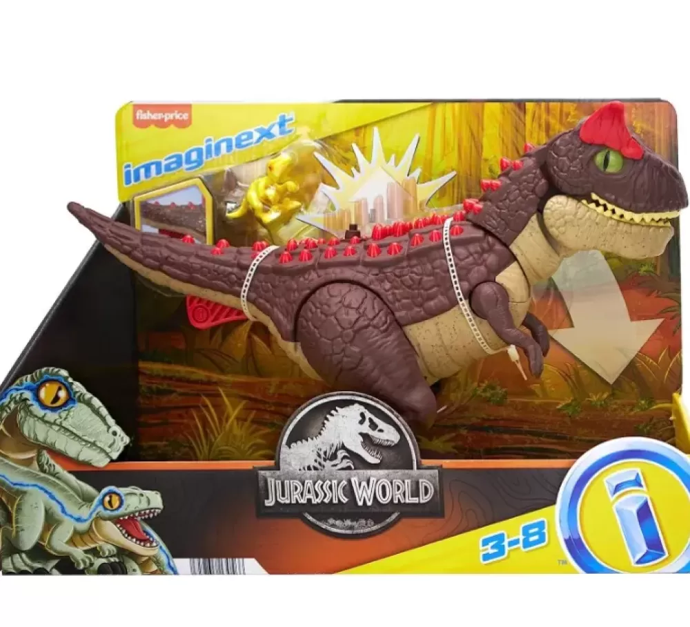 Best Sale Imaginext Jurassic World Carnotauro Con Mini Dinosauro Hml42 Mondi Immaginari