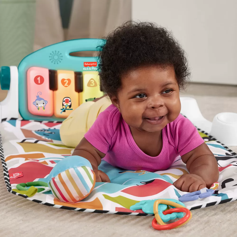 Best Sale Palestrina Baby Piano, Set Musicale Portatile Con 3 Livelli Di Apprendimento Smart Stages, Include 10 Giocattoli Collegabili Palestrine E Tappeti Gioco