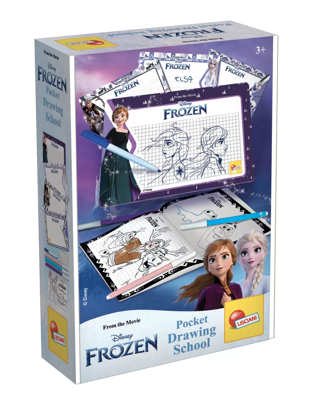 Hot Frozen Pocket Drawing School Kit Artistici E Pittura