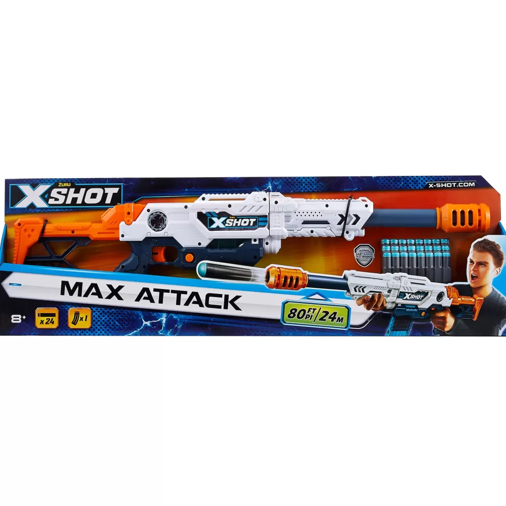 Sale Fucile X-Shot Max Attack Giochi Di Abilita E Sport