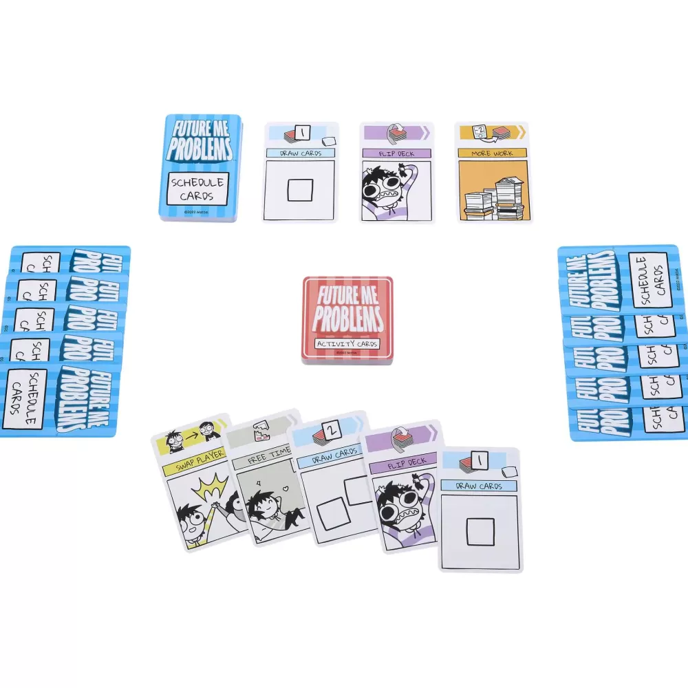 Discount Future Me Problems Gioco Di Carte Di Sarah'S Scribbles, Con 2 Mazzi Di Carte, Da 2 A 4 Giocatori, Perfetto Per Le Serate Di Gioco In Famiglia, Giocattolo Per Bambini, 7+ Anni, Hph14 Giochi Di Carte