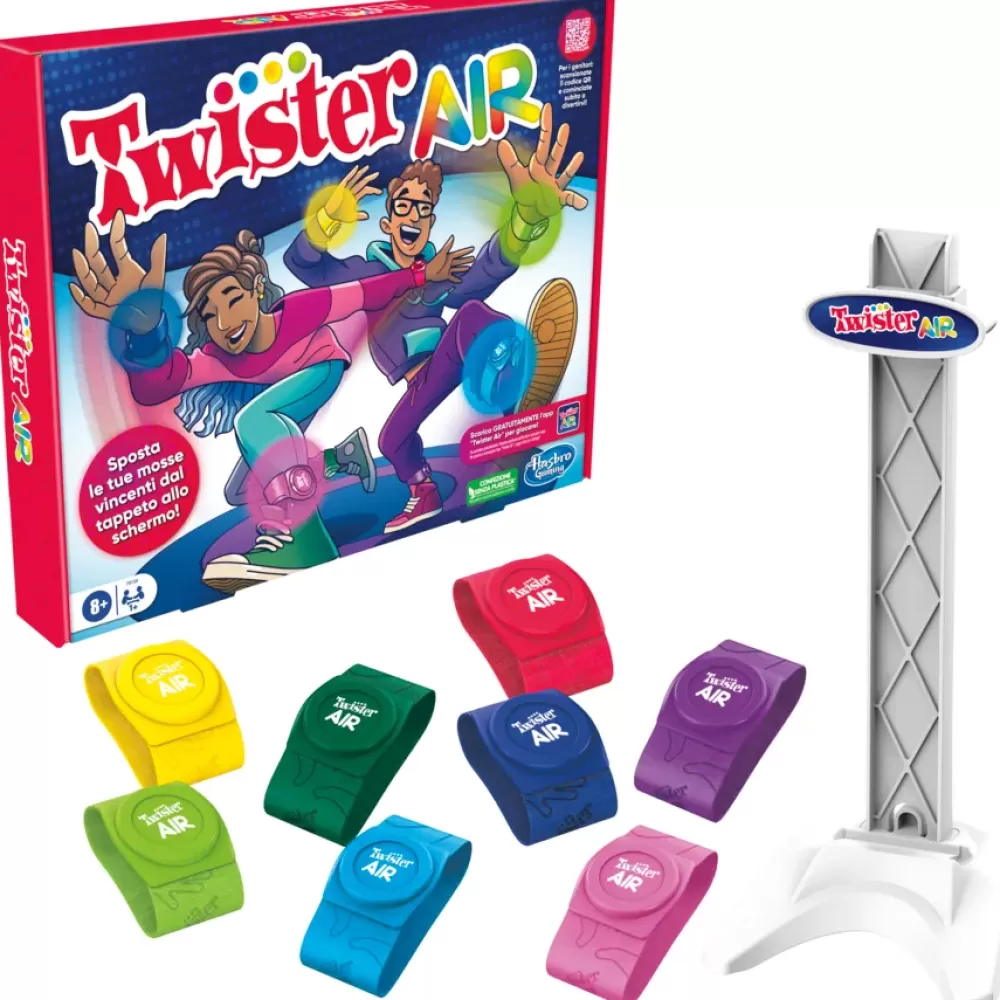 New Gioco Twister Air, Gioco Twister Con App Per Realta Aumentata, Si Collega A Dispositivi Smart, Giochi Attivi Per Feste, Dagli 8 Anni In Su Giochi In Scatola Per Famiglia