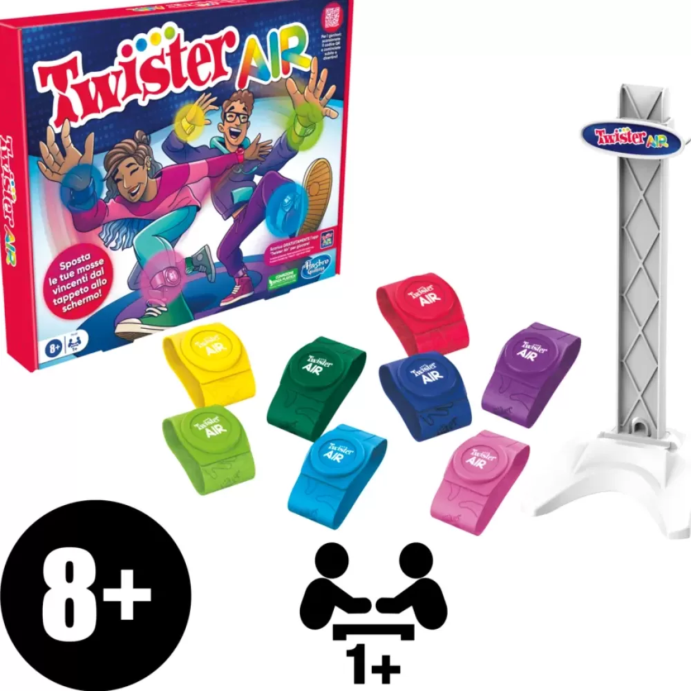 New Gioco Twister Air, Gioco Twister Con App Per Realta Aumentata, Si Collega A Dispositivi Smart, Giochi Attivi Per Feste, Dagli 8 Anni In Su Giochi In Scatola Per Famiglia