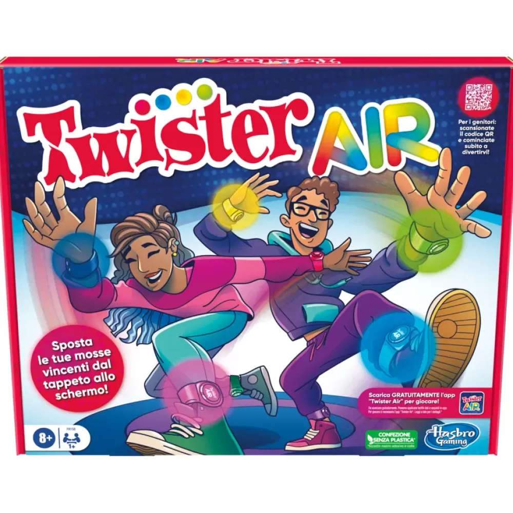 New Gioco Twister Air, Gioco Twister Con App Per Realta Aumentata, Si Collega A Dispositivi Smart, Giochi Attivi Per Feste, Dagli 8 Anni In Su Giochi In Scatola Per Famiglia