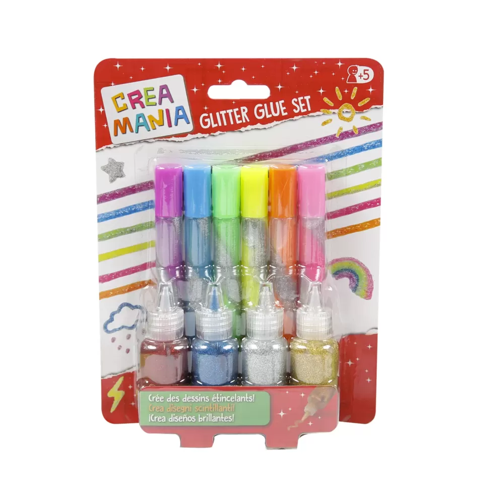 Store Glitter Glue Set Kit Artistici E Pittura