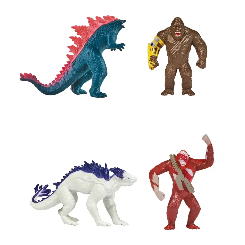 Cheap Godzilla X Kong Mini Personaggi In Cristallo Action Figures