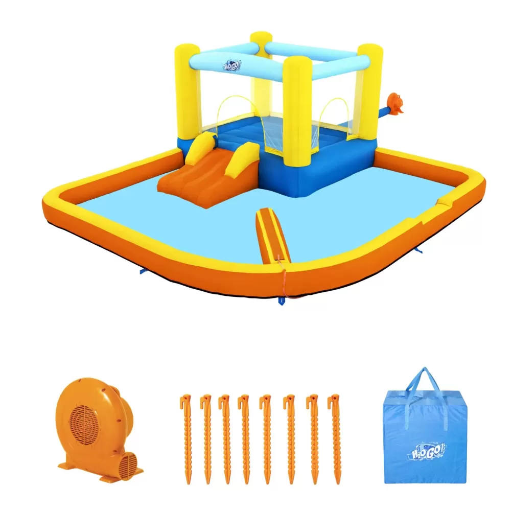 Best Sale H2Ogo! Parco Acquatico Beach Bounce3.65M X 3.40M X 1.52M Gonfiabili Per Bambini