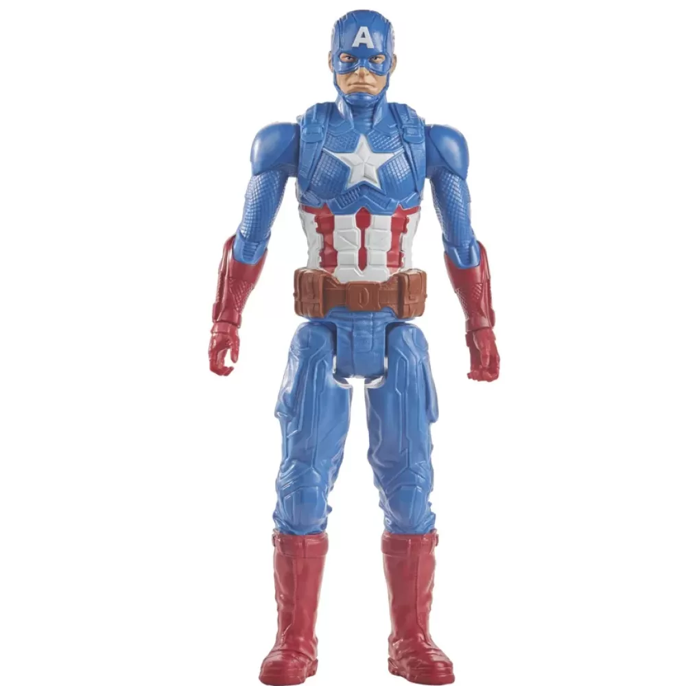 Fashion Hasbro Marvel , Titan Hero Captain America, Action Figure 30 Cm Action Figures