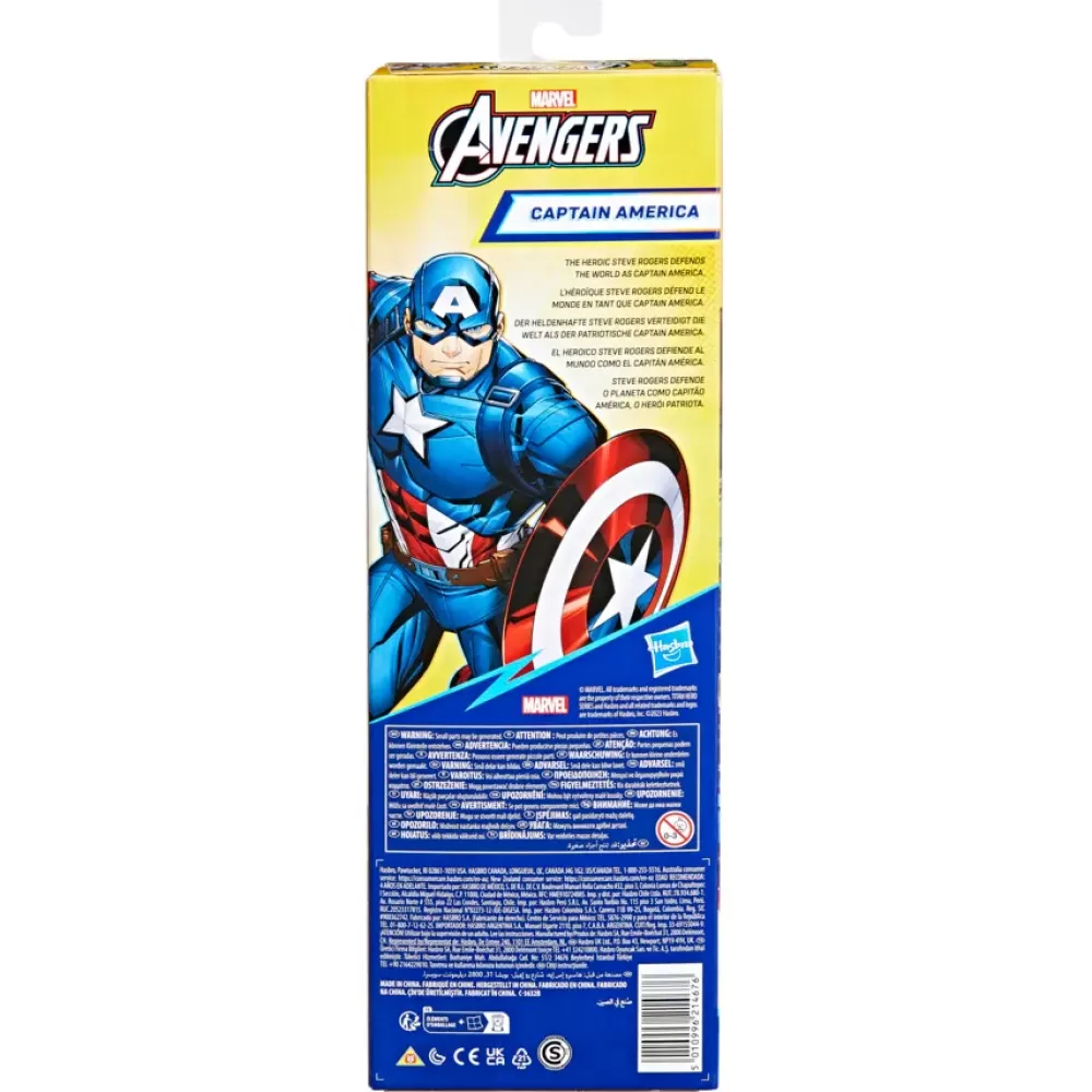 Fashion Hasbro Marvel , Titan Hero Captain America, Action Figure 30 Cm Action Figures