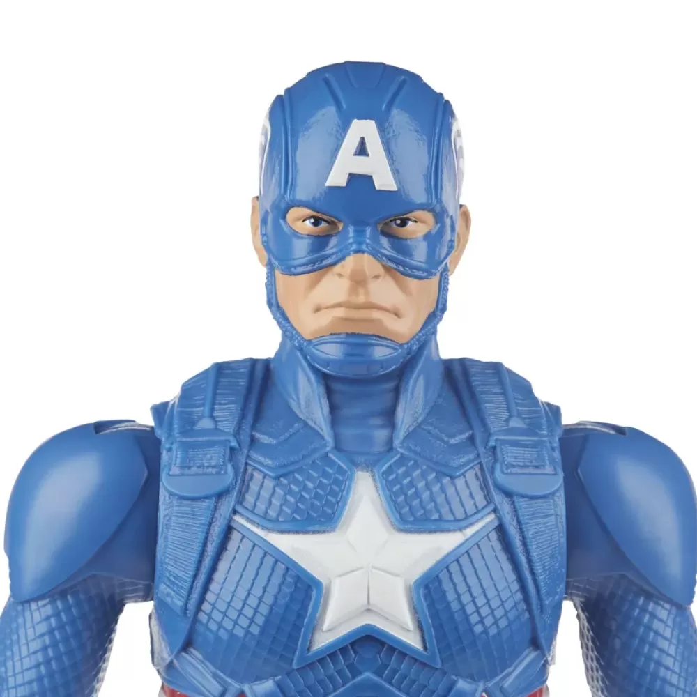 Fashion Hasbro Marvel , Titan Hero Captain America, Action Figure 30 Cm Action Figures