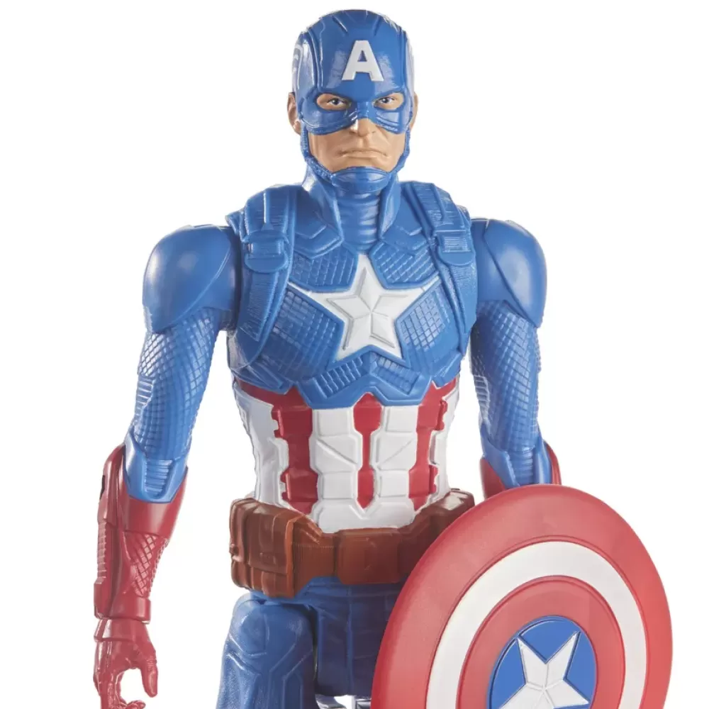 Fashion Hasbro Marvel , Titan Hero Captain America, Action Figure 30 Cm Action Figures