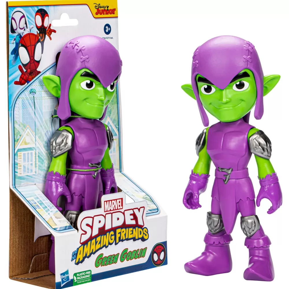 Store Hasbro Marvel E I Suoi Fantastici Amici, Action Figure Di Green Goblin Di Grandi Dimensioni, Giocattoli Per Eta Prescolare Mondi Immaginari
