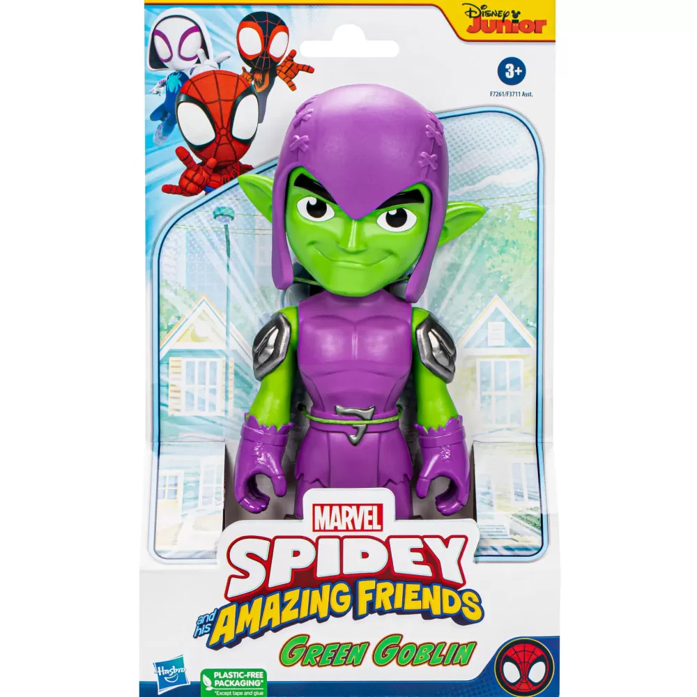 Store Hasbro Marvel E I Suoi Fantastici Amici, Action Figure Di Green Goblin Di Grandi Dimensioni, Giocattoli Per Eta Prescolare Mondi Immaginari