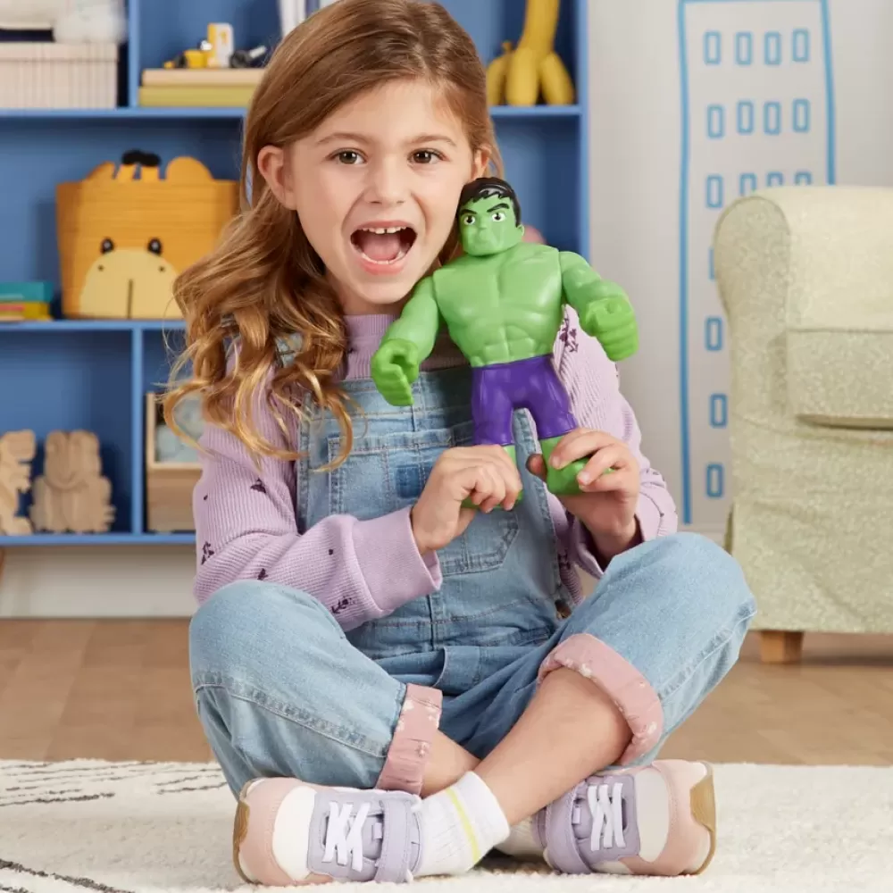 New Hasbro Marvel E I Suoi Fantastici Amici Action Figure Di Supersized Hulk, Giocattolo Per Eta Prescolare Dai 3 Anni In Su Mondi Immaginari