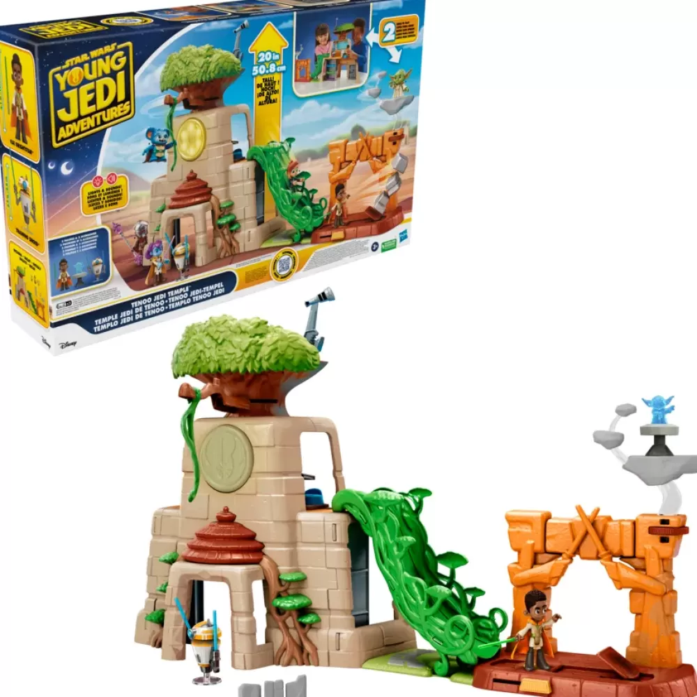 Best Hasbro , Tempio Jedi Su Tenoo, Playset E Action Figure, Giocattoli , Giocattoli Per Eta Prescolare (50,8 Cm), Dai 3 Anni In Su Mondi Immaginari