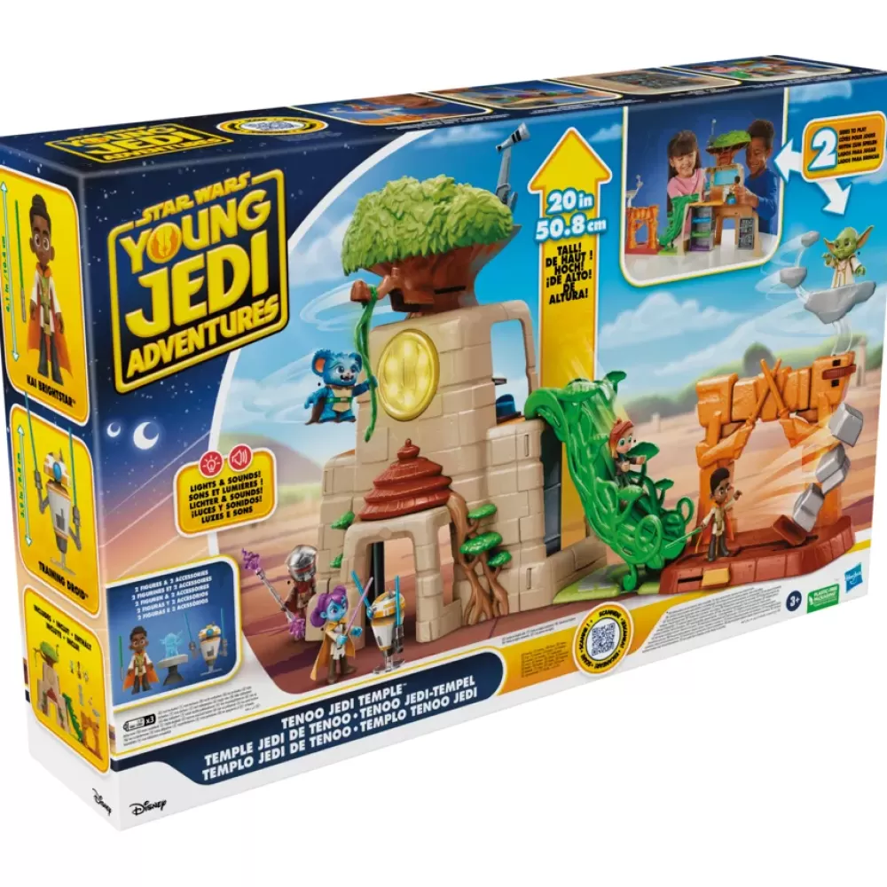 Best Hasbro , Tempio Jedi Su Tenoo, Playset E Action Figure, Giocattoli , Giocattoli Per Eta Prescolare (50,8 Cm), Dai 3 Anni In Su Mondi Immaginari